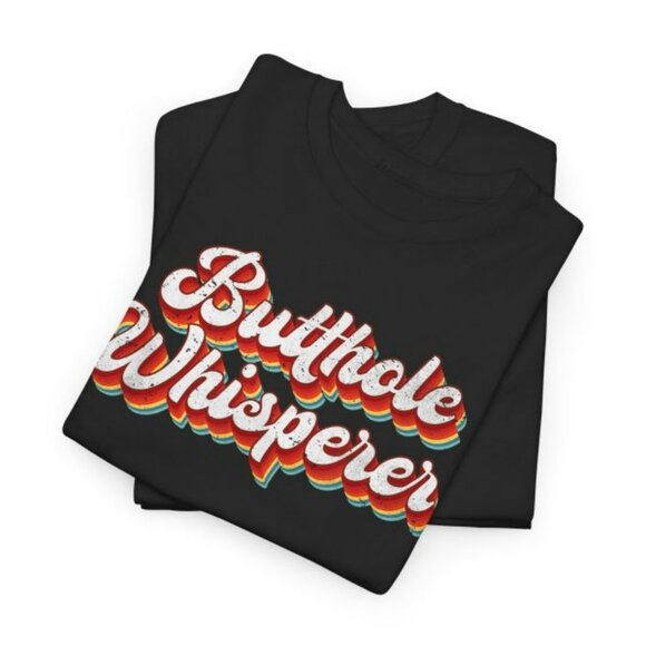 Butthole Whisperer Sarcastic Jokes Retro Vintage Humorour T-Shirt - Picture 3 of 6